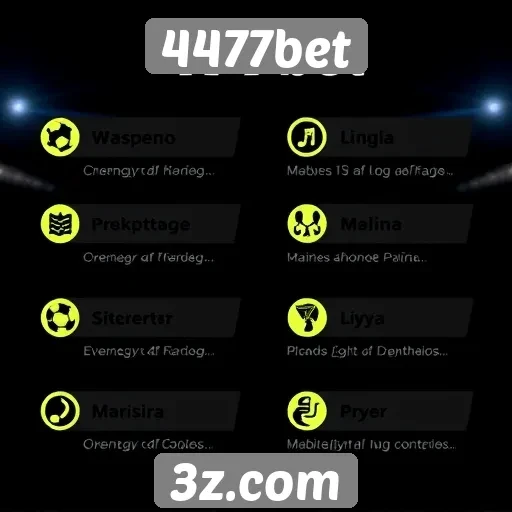 Principais características do site 4477bet